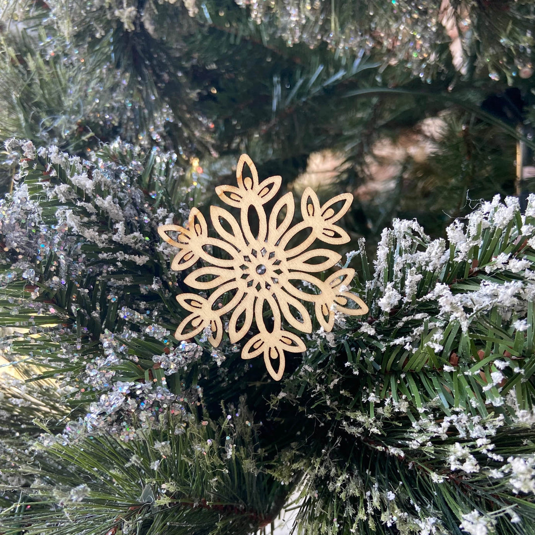 Default Wooden Snowflake - 2.75"