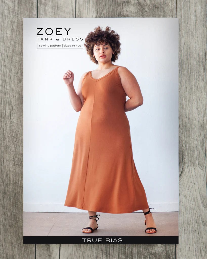 Zoey Tank & Dress - True Bias - Sizes 14-32 Fiddlehead Artisan Supply Zoey Tank & Dress - True Bias - Sizes 14-32 Fiddlehead Artisan Supply