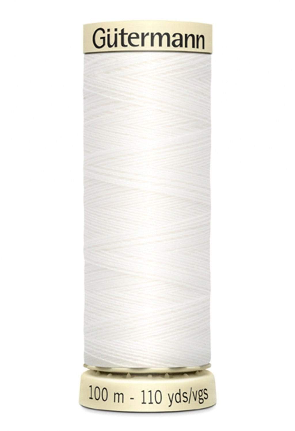 020 Natural White ~ Sew-All Gutermann Polyester Thread ~ 100 Meters