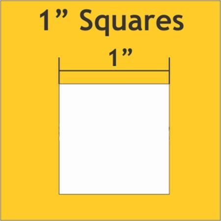 1" Square Paper Pieces, 150 pieces