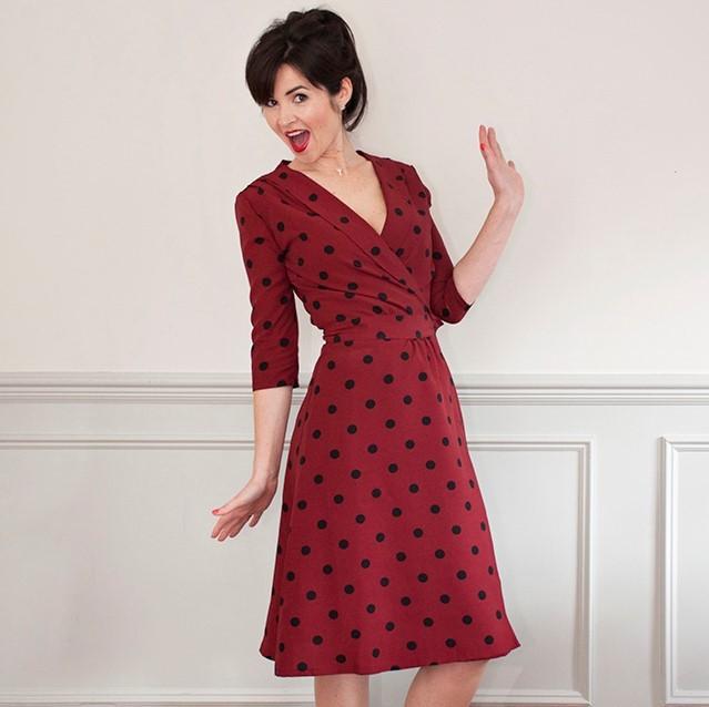 1940's Wrap Dress, Sew Over It