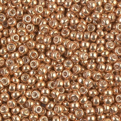 8/0 - Miyuki Glass Seed Beads - Galvanized - Yellow Gold - 8-1053