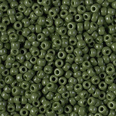 8/0 - Miyuki Glass Seed Beads - Opaque - Avocado - 8-501