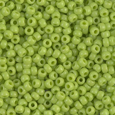 8/0 - Miyuki Glass Seed Beads - Opaque - Chartreuse - 8-416