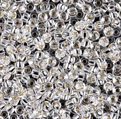 8/0 - Miyuki Glass Seed Beads - Silverlined - Crystal (8-1)