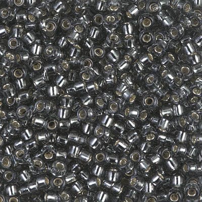 8/0 - Miyuki Glass Seed Beads - Silverlined - Gray (8-21)