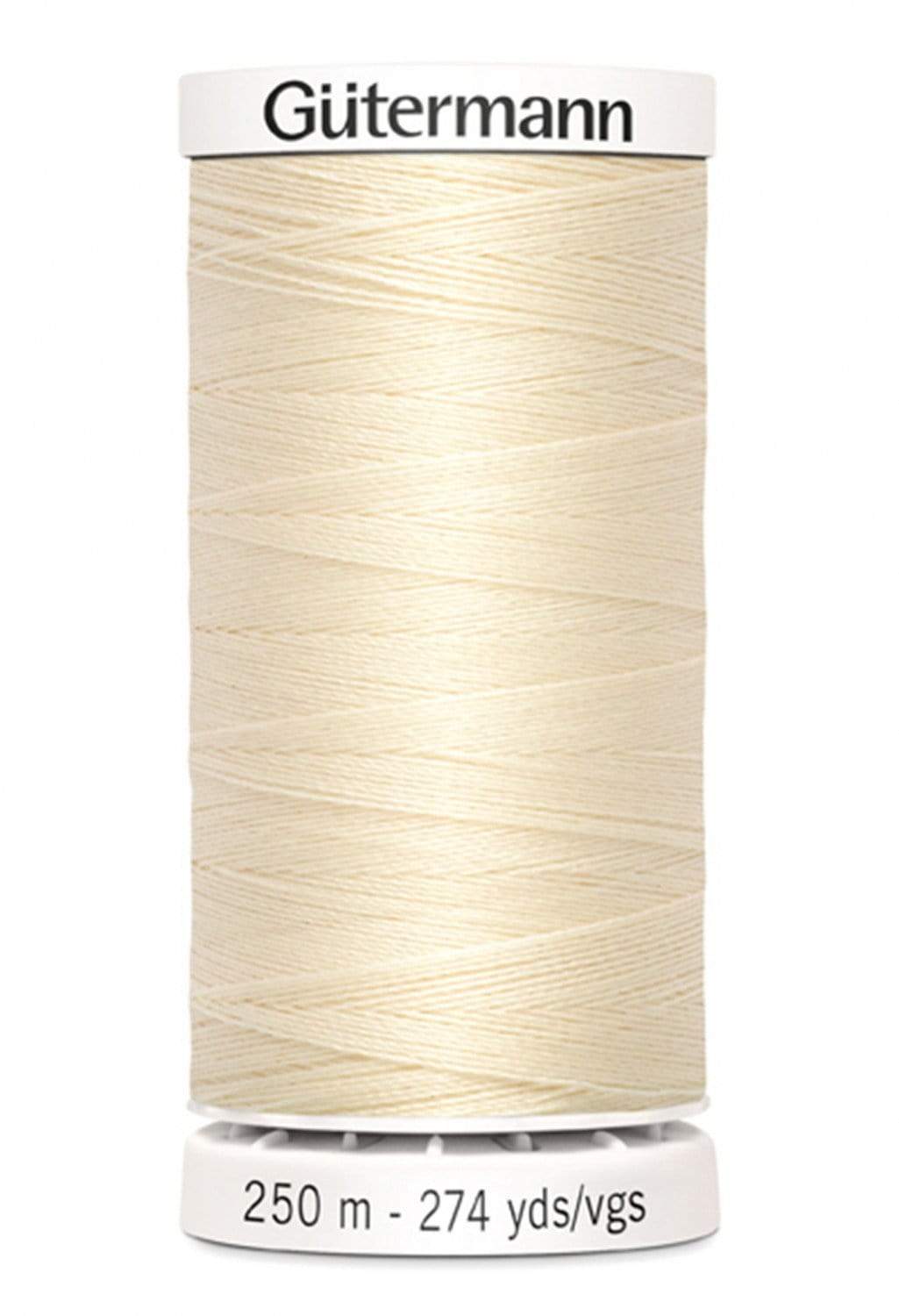 800 Ivory ~ Sew-All Gutermann Polyester Thread ~ 250 Meters