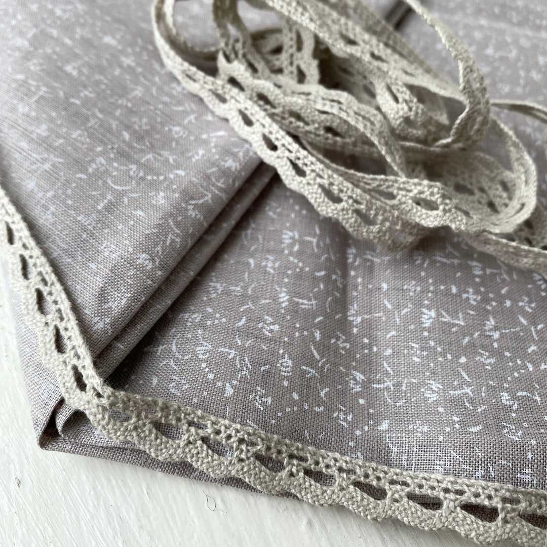 nani IRO and Dentelle Lace - Triangle Scarf Kit - Summer 2022