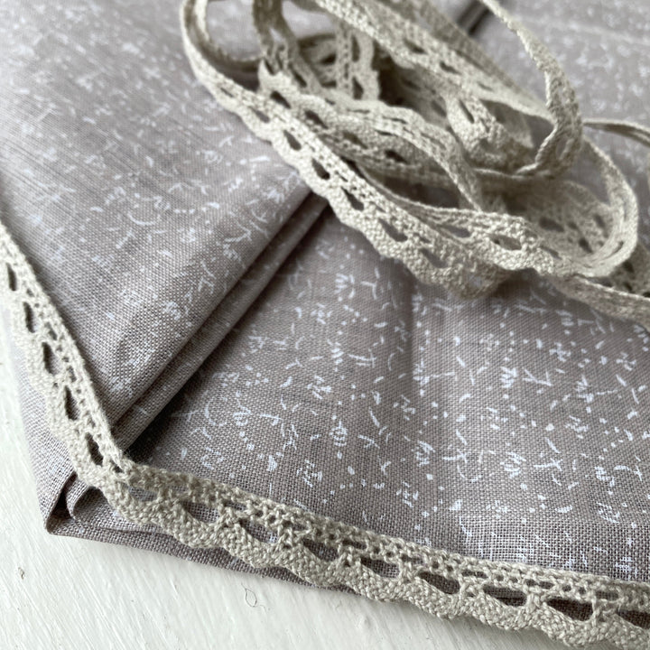 nani IRO and Dentelle Lace - Triangle Scarf Kit - Summer 2022