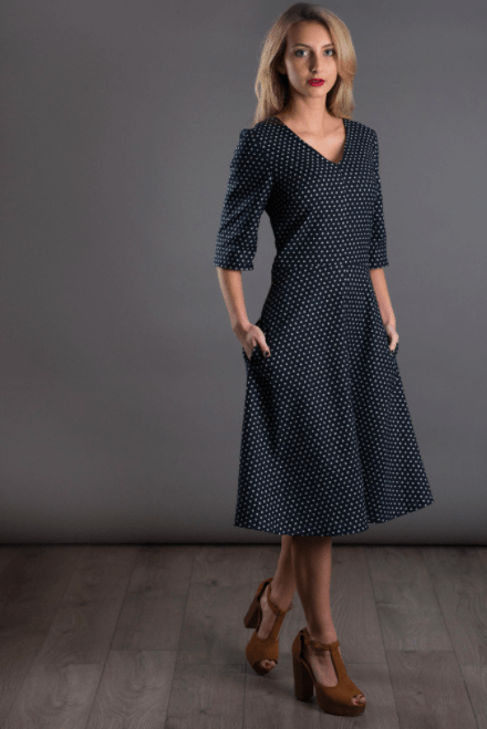 A-Line Dress - The Avid Seamstress Fiddlehead Artisan Supply A-Line Dress - The Avid Seamstress Fiddlehead Artisan Supply