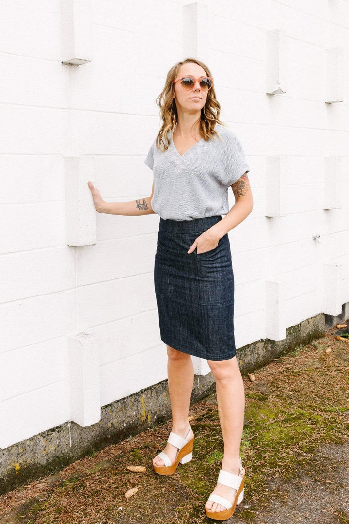Alberta Street Pencil Skirt, Sew House Seven