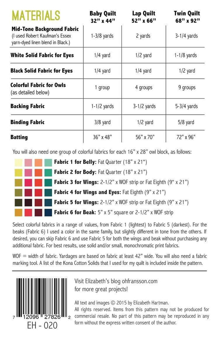 Allie Owl, Elizabeth Hartman