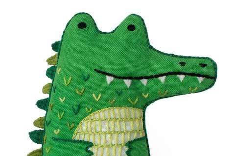 Alligator Embroidery Kit from Kiriki