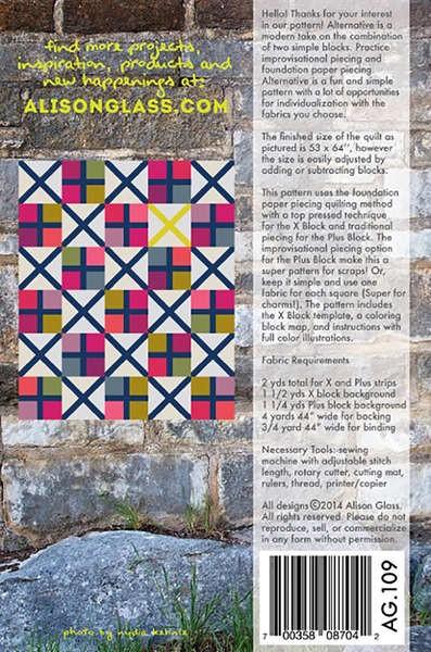 Alternative, Alison Glass, Quilt Pattern