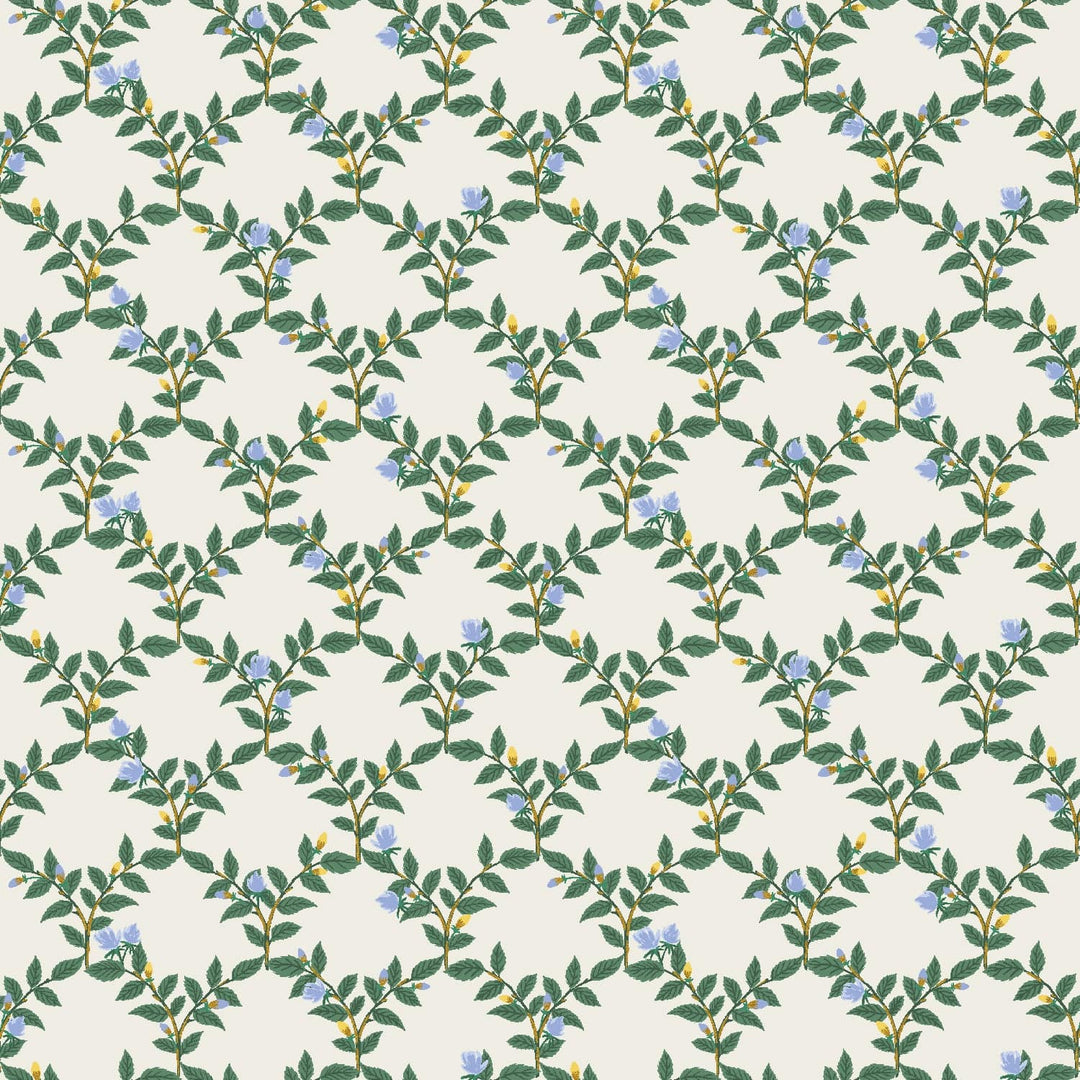 Arbor Rose in Cream Metallic - Bramble by Rifle Paper Co.
