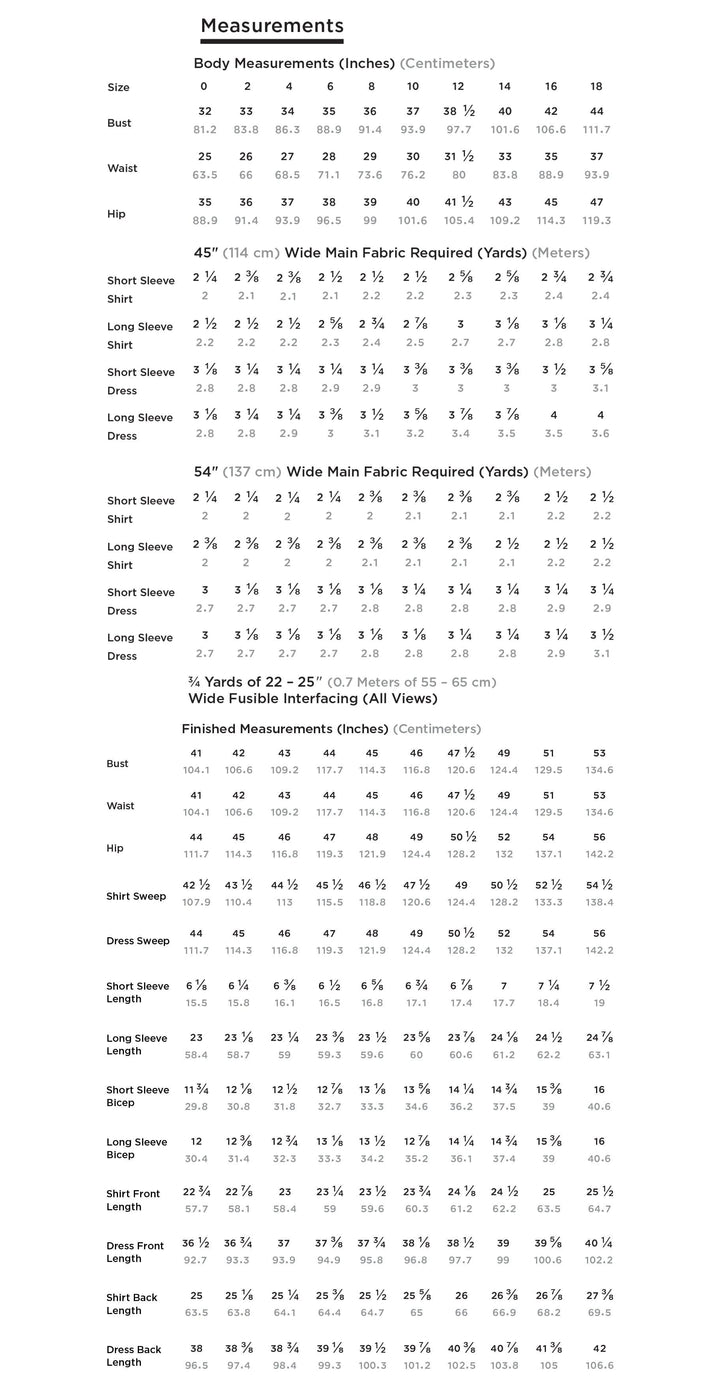 Augusta Shirt & Dress Sizes 0-30 - Grainline Studio
