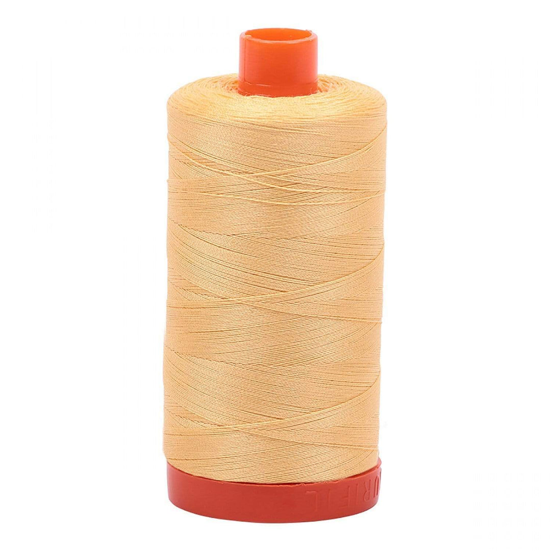 Aurifil 50-Weight Cotton Thread ~ Medium Butter 2130