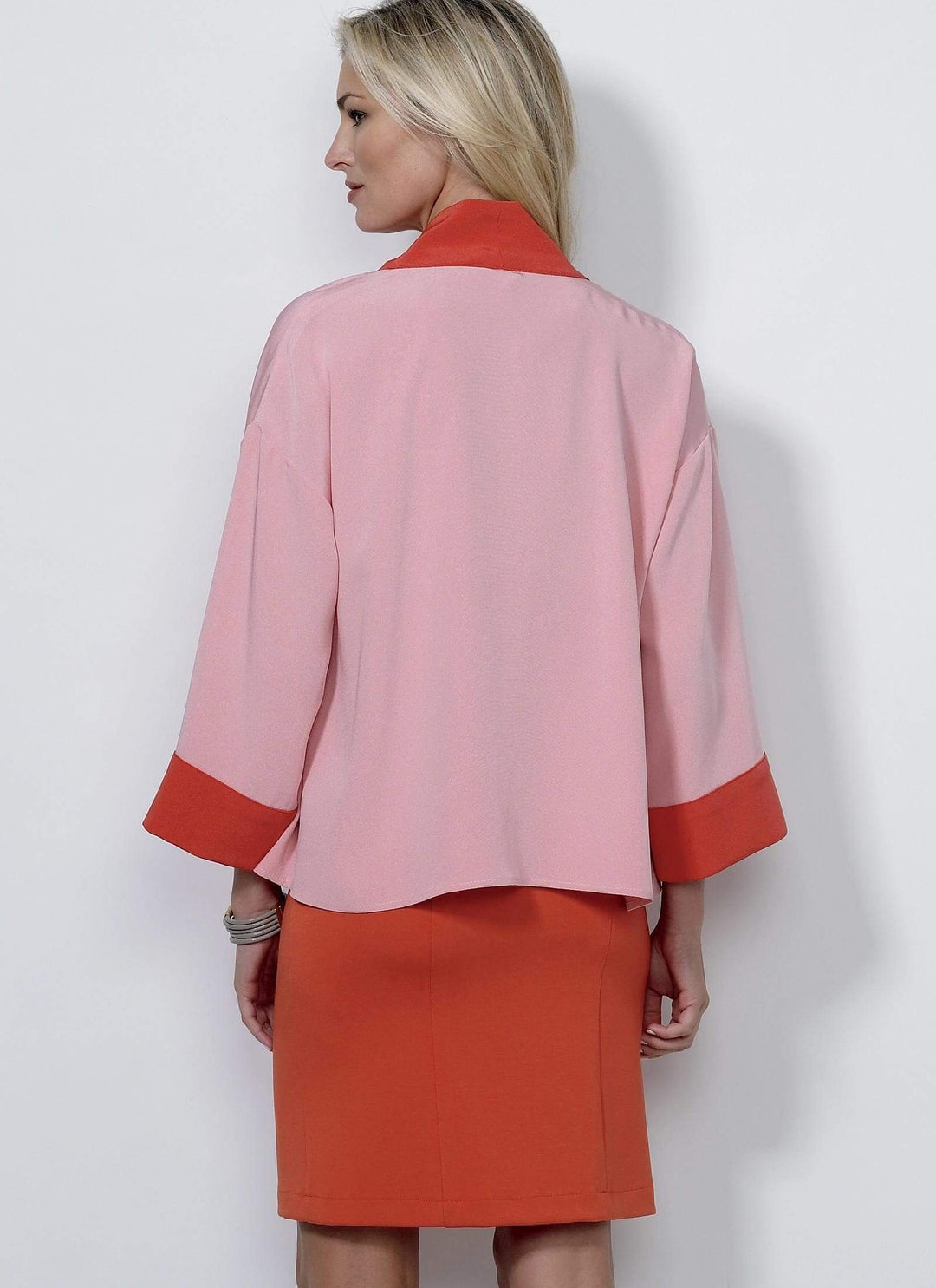 Banded Jacket, Notch-Neck Top and Pencil Skirts, Larger Sizes, Lisette for Butterick B6464