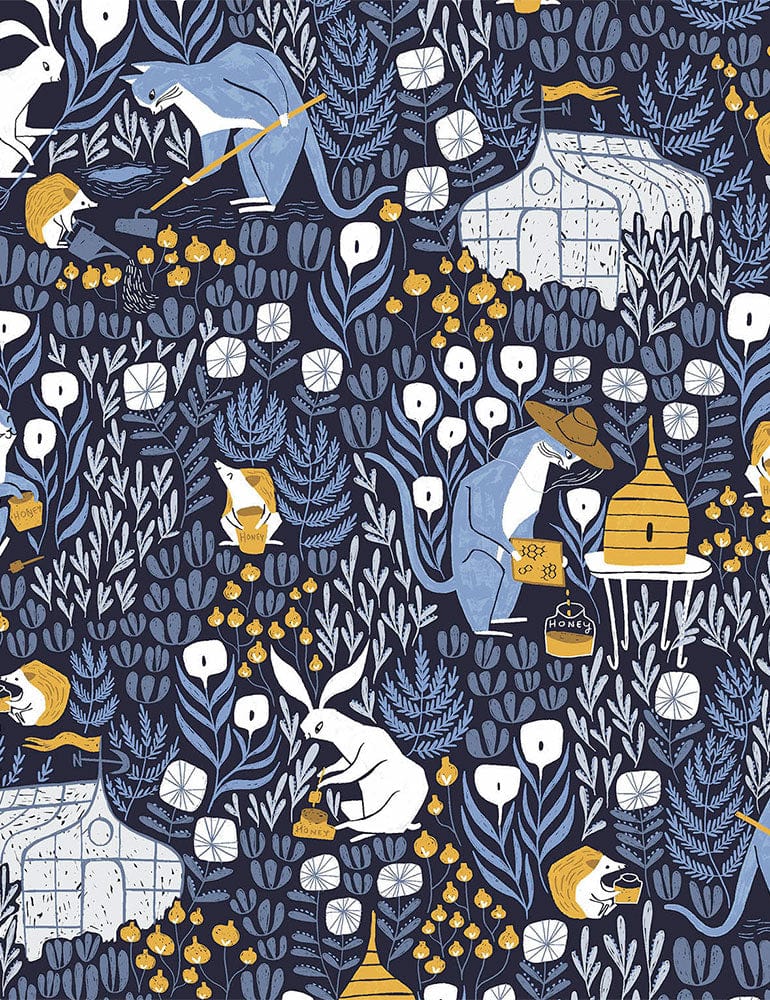 Bee Keeper on Navy for Dear Stella