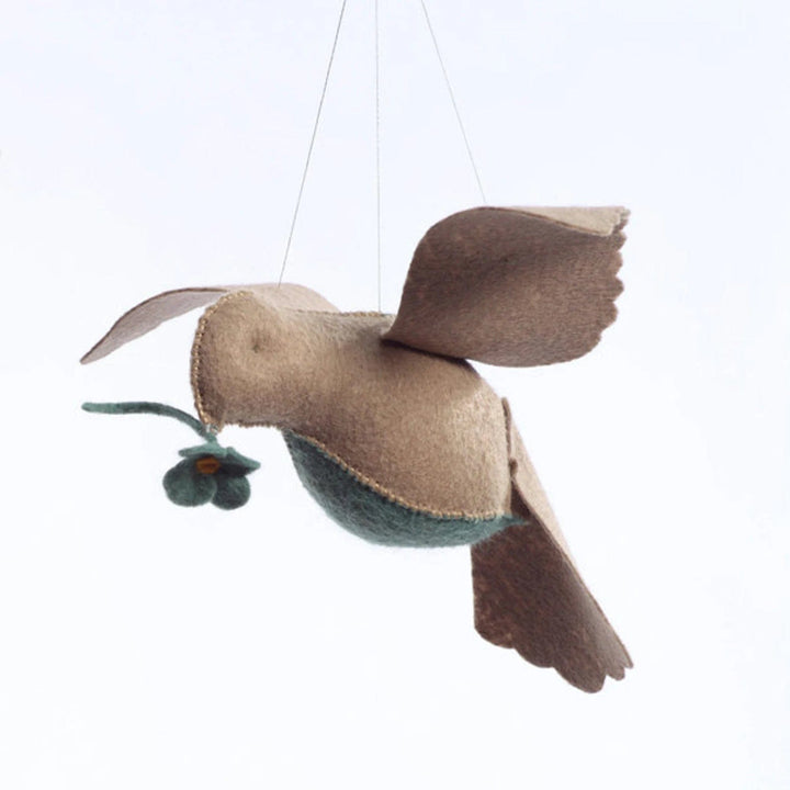 Beige & Teal Bird in Flight Kit - Level 1 - Threadfollower