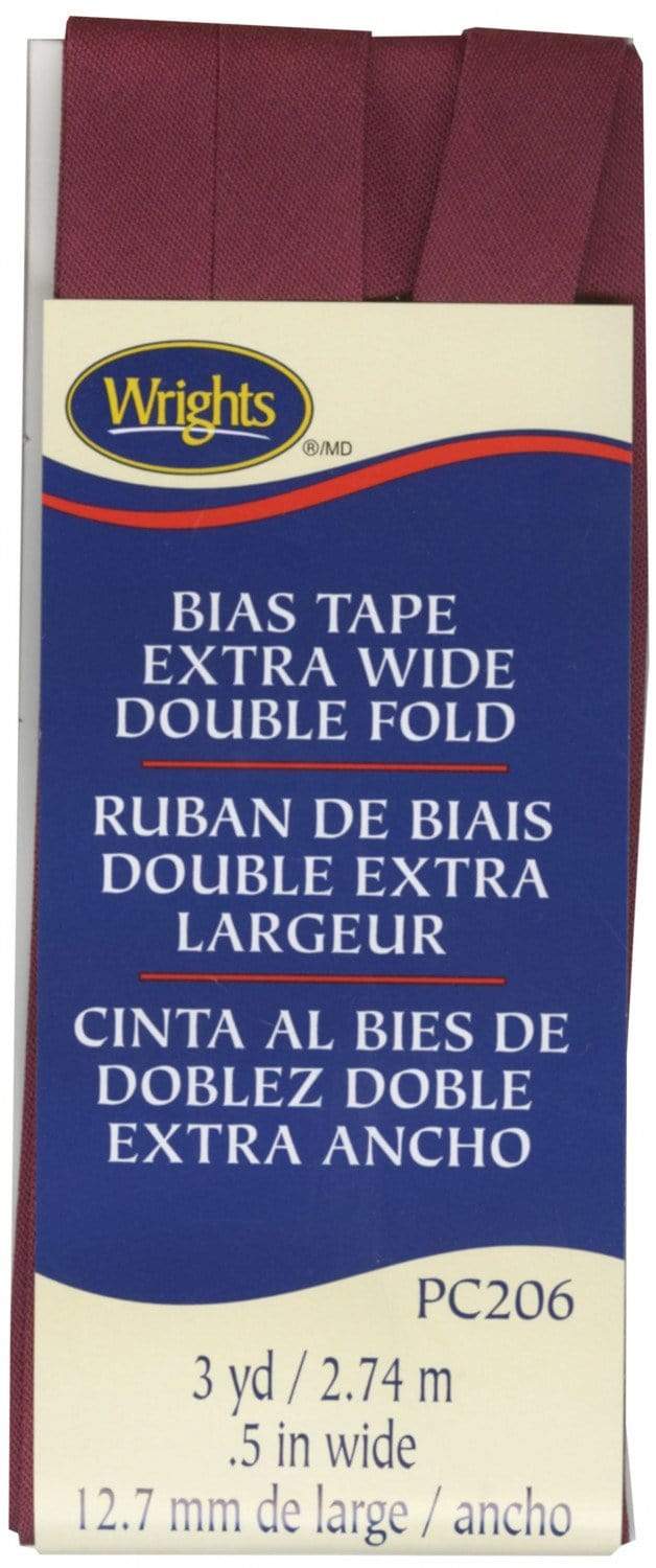 Berry ~ 1/2 Double Fold Bias Tape from Wrights – Fiddlehead Artisan Supply