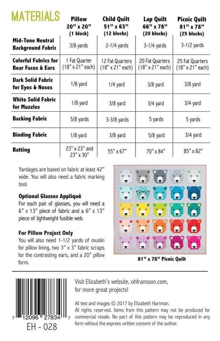 Bjorn Bear, Elizabeth Hartman