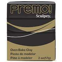 Black Premo Modeling Clay, 2 oz