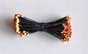 Black/Yellow/Red Flower Stamens