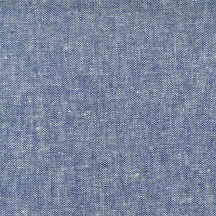 Brussels Washer Yarn Dye Linen Rayon Blend in Denim