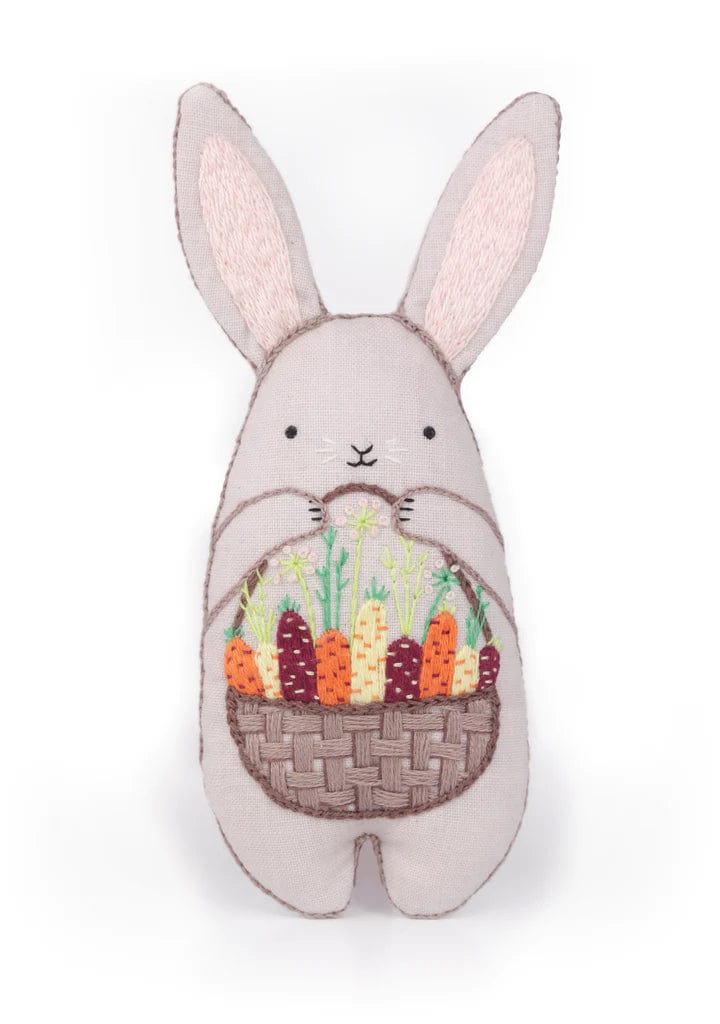 Bunny Embroidery Kit from Kiriki