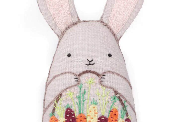 Bunny Embroidery Kit from Kiriki