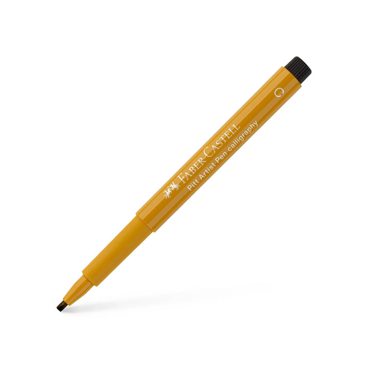 Calligraphy Pitt Artist Pen from Faber Castell - 268 Green Gold