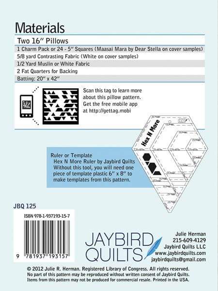 Candy Dish Pillows, Jaybird Quilts