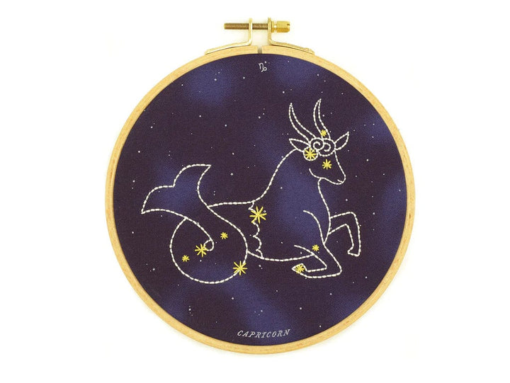 Capricorn Embroidery Kit - Constellation Series from Kiriki
