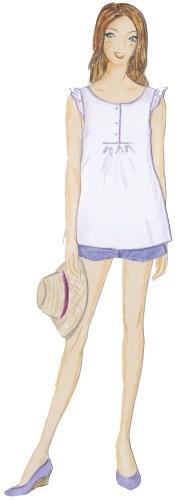 Capucine Adult's Top, Citronille