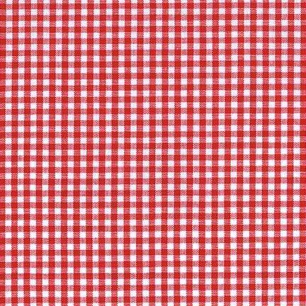 Carolina Gingham, 1/8" in Crimson