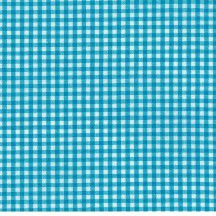 Carolina Gingham, 1/8" in Turquoise