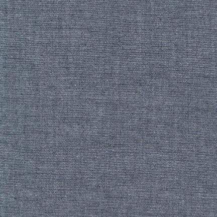 Chambray in Indigo, Chambray Union by Robert Kaufman