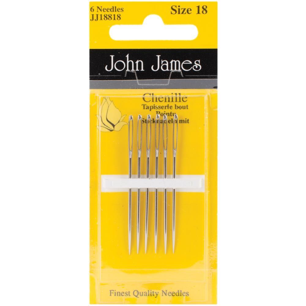 Chenille, Size 18, 6 Count, John James