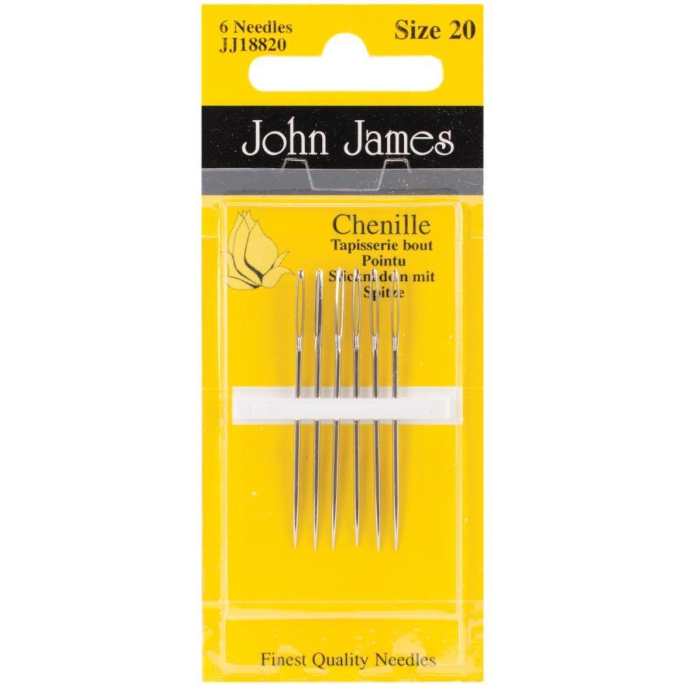 Chenille, Size 20, 6 Count, John James