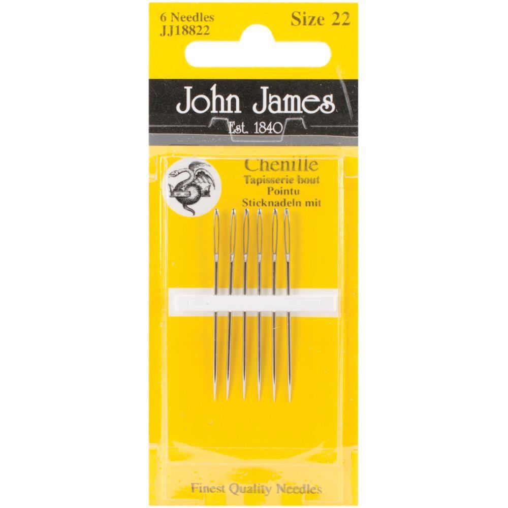 Chenille, Size 22, 6 Count, John James