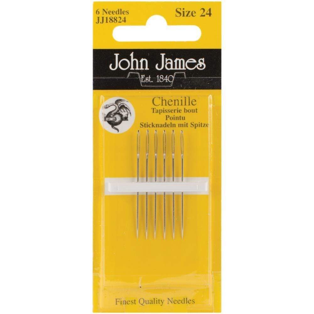 Chenille, Size 24, 6 Count, John James