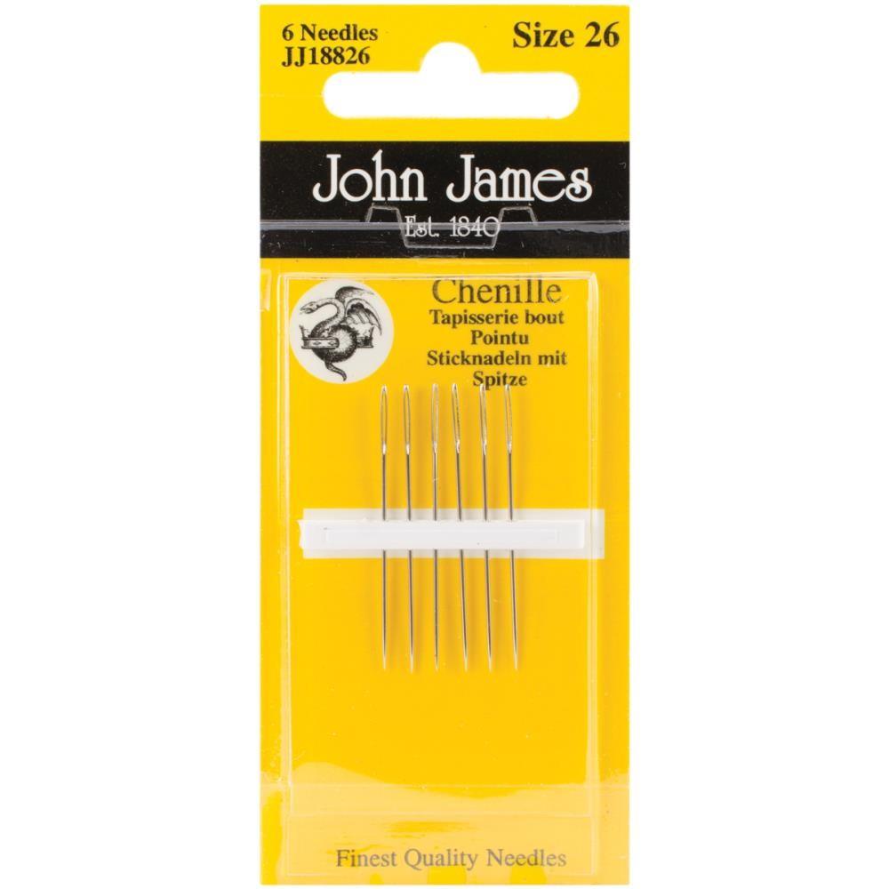 Chenille, Size 26, 6 Count, John James