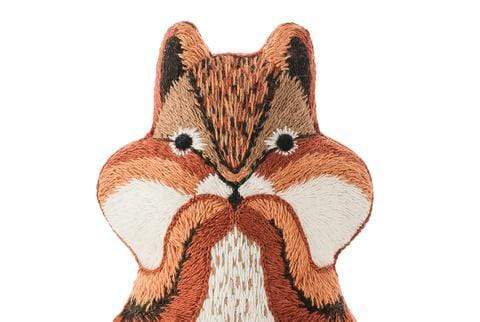Chipmunk Embroidery Kit from Kiriki