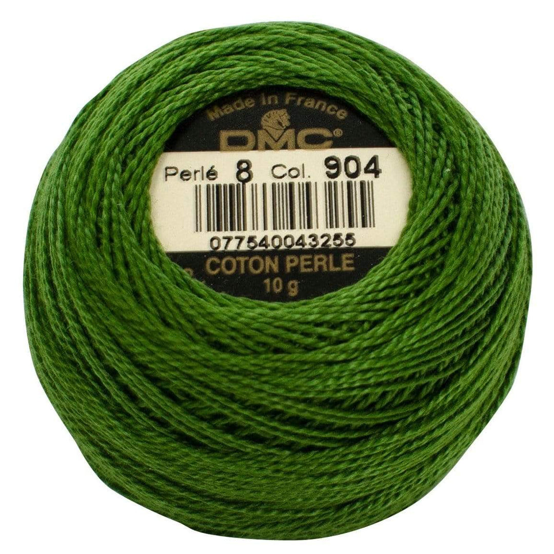 Copy of Size 8 Pearl Cotton Ball in Color 904 ~ Very Dark Parrot Green
