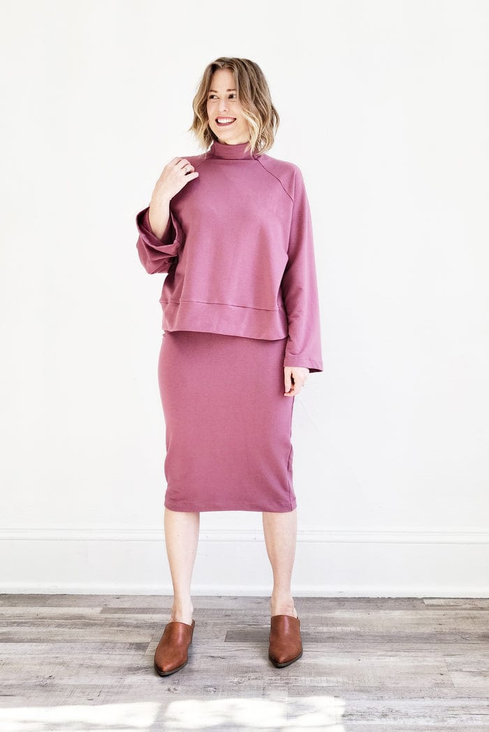 Cosmos Sweatshirt & Elemental Pencil Skirt Sizes 00-34 - Sew House Seven