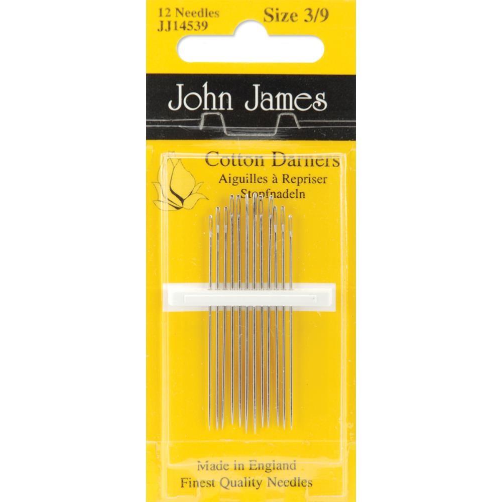Cotton Darners, Size 3/9, 12 Count, John James