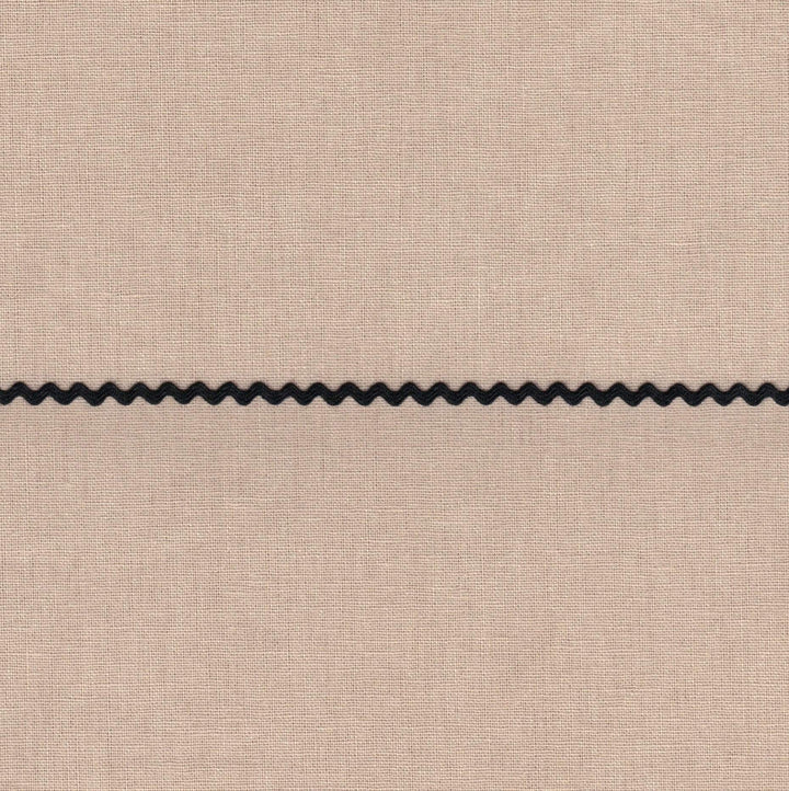 3/16" / black Cotton Ric Rac Trim