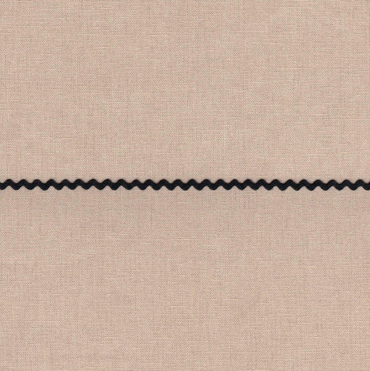 3/16" / black Cotton Ric Rac Trim