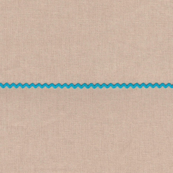 3/16" / turquoise Cotton Ric Rac Trim